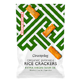 Rice Cracker Ø m. oliven olie 50 g